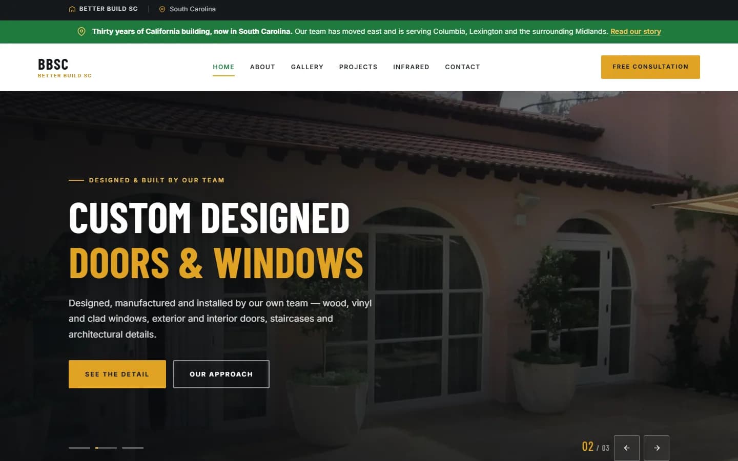 Better Build SC website