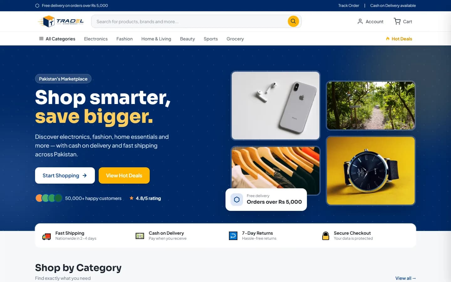 Tradel Store marketplace